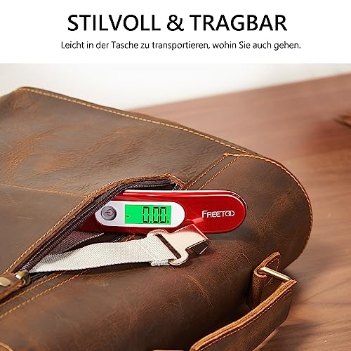 Thumbnail 5 de FREETOO Digitale Kofferwaage – Tragbare Gepäckwaage mit LCD-Hintergrundbeleuchtung