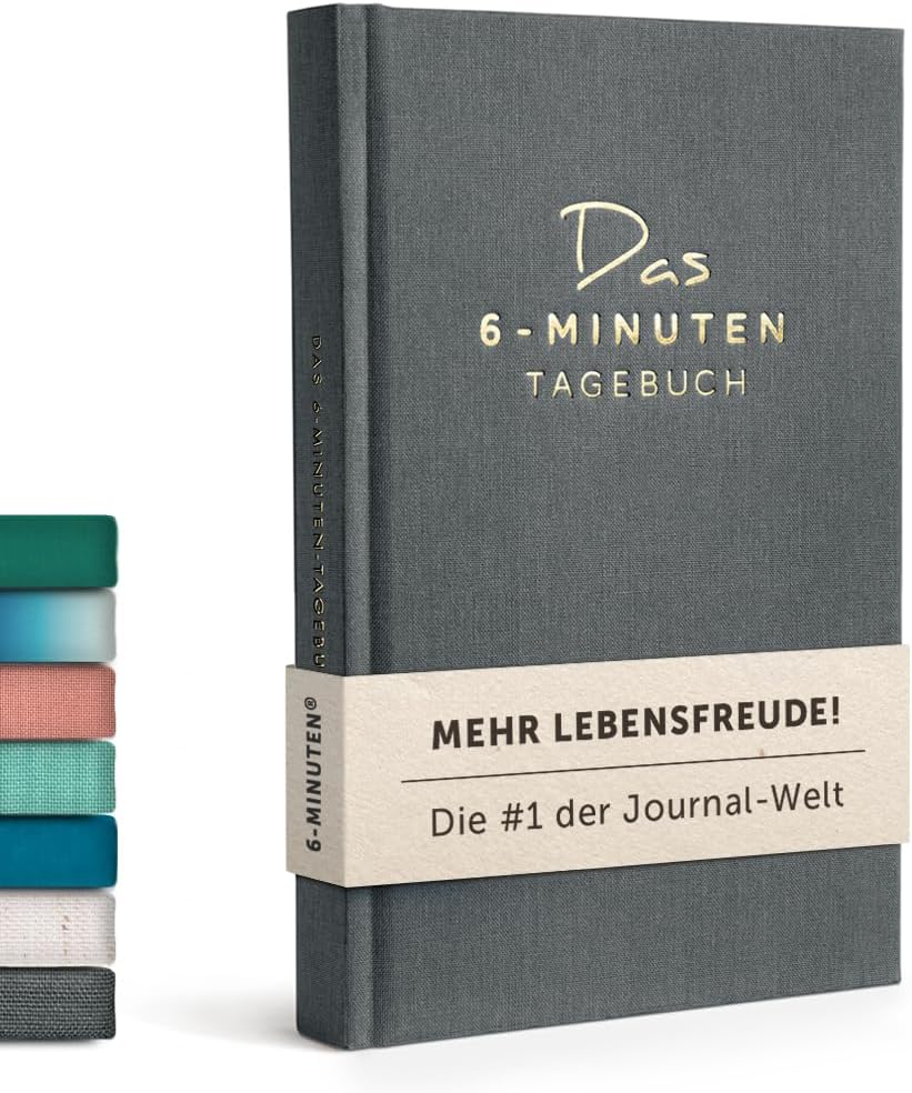 Detalle de 6-Minuten Tagebuch für Erwachsene 2026 (Das Original) Resilienz 📘