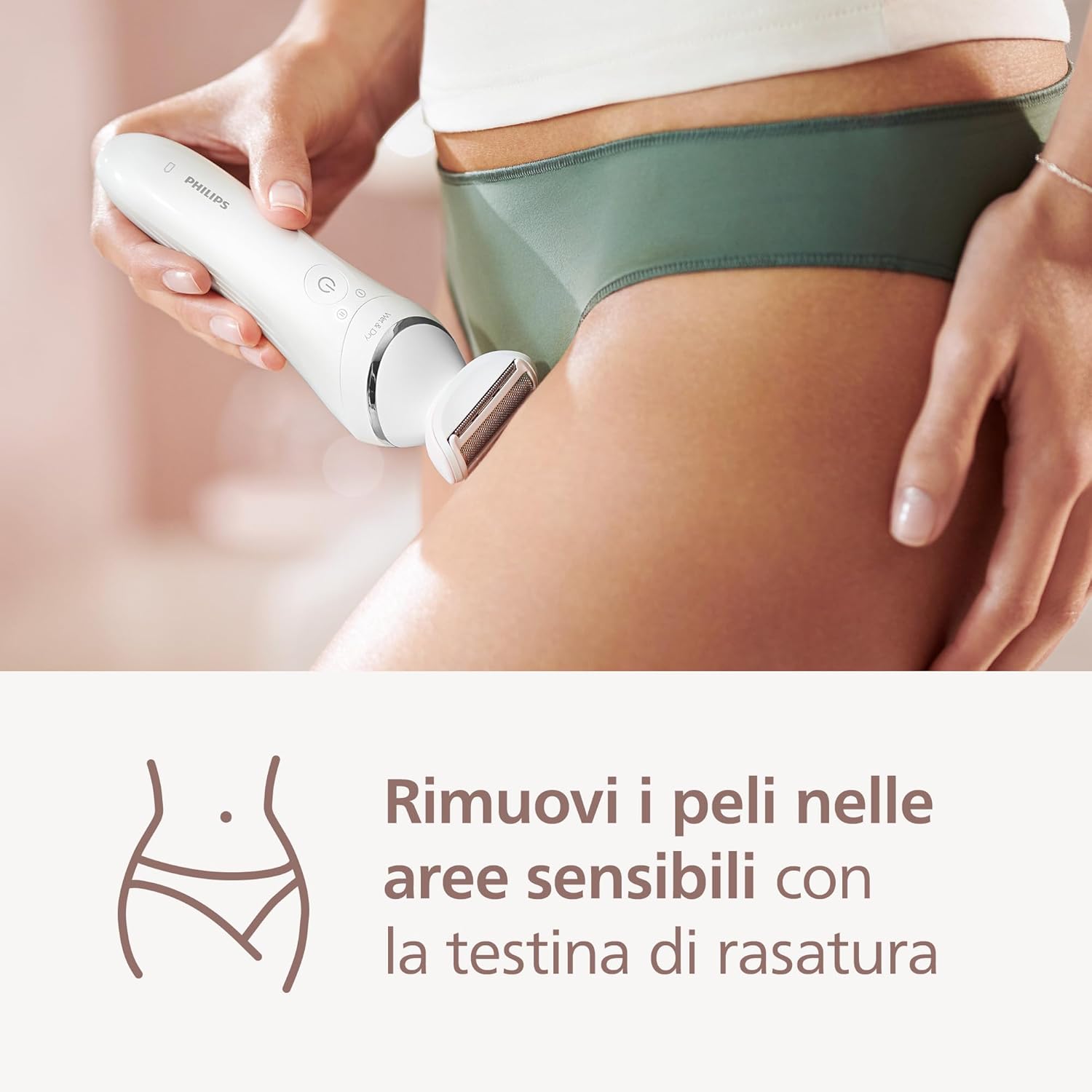 Thumbnail 2 de Philips Beauty Set Serie 9000 BRE770/92: epilatore completo wireless 6 accessori
