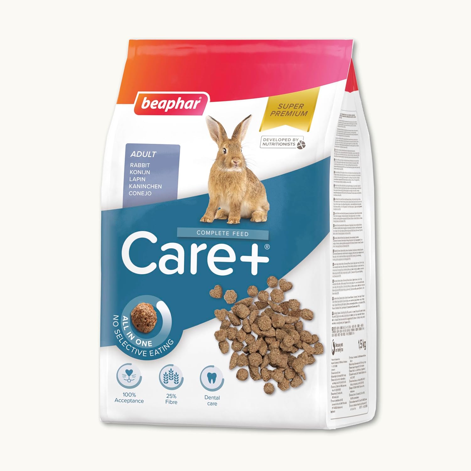 Thumbnail 5 de Beaphar Care+ Meerschweinchen, 5kg – Futter für gesunde Zähne und Vitamin-C-Unterstützung