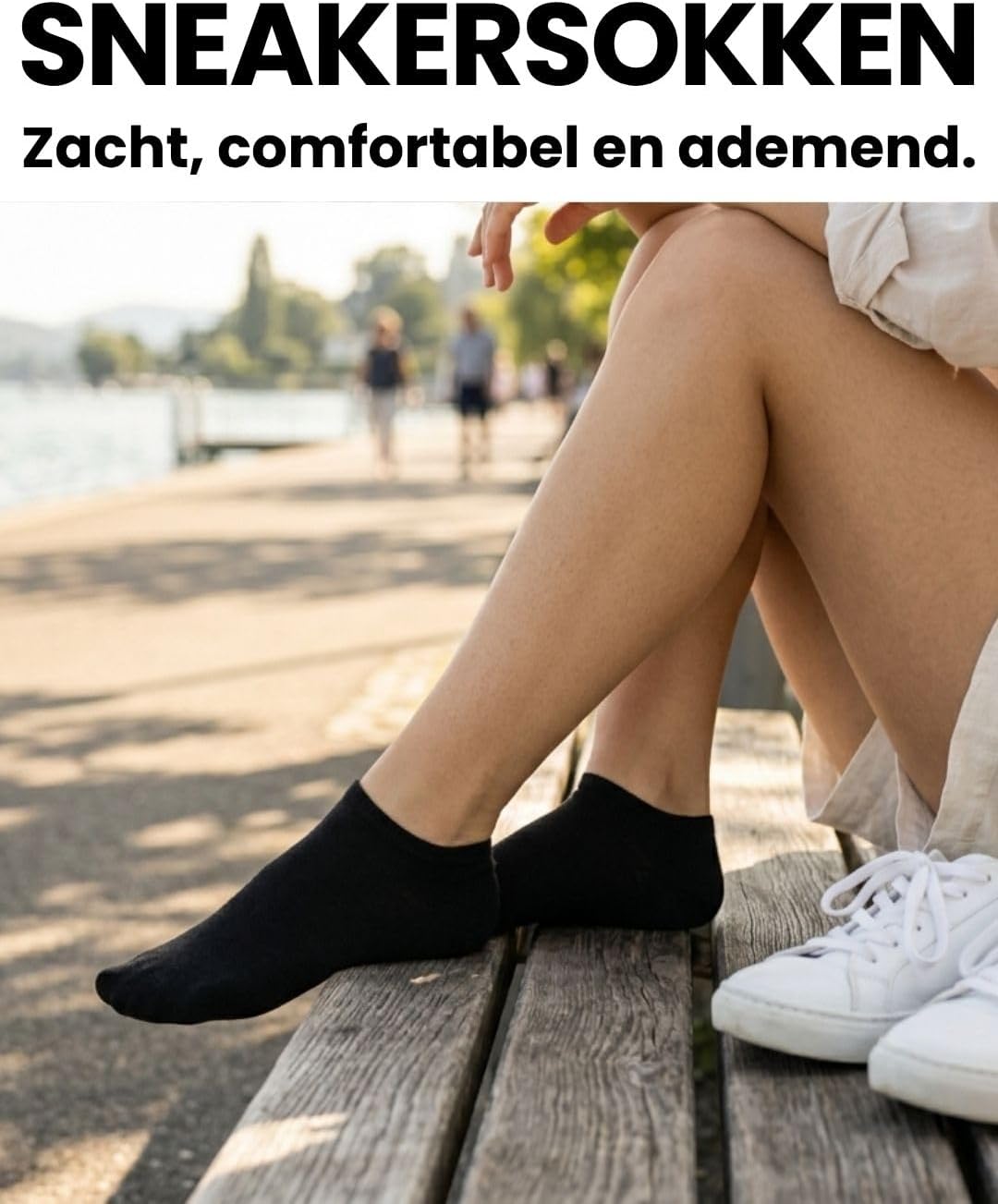 Detalle 2 de sockenkauf24 sneakersokken, 10 paar katoenmix voor dames en heren