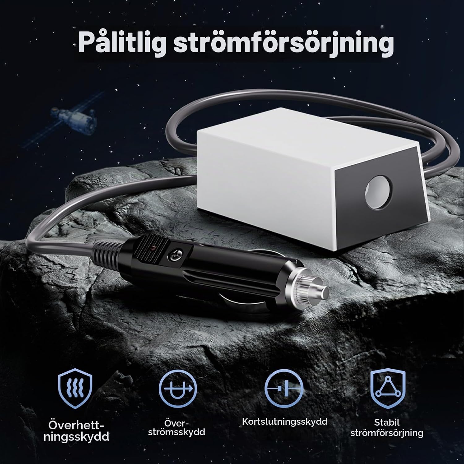 Detalle 2 de EDUP Starlink Mini-biladapter 36 V med 12–36 V DC-ingång