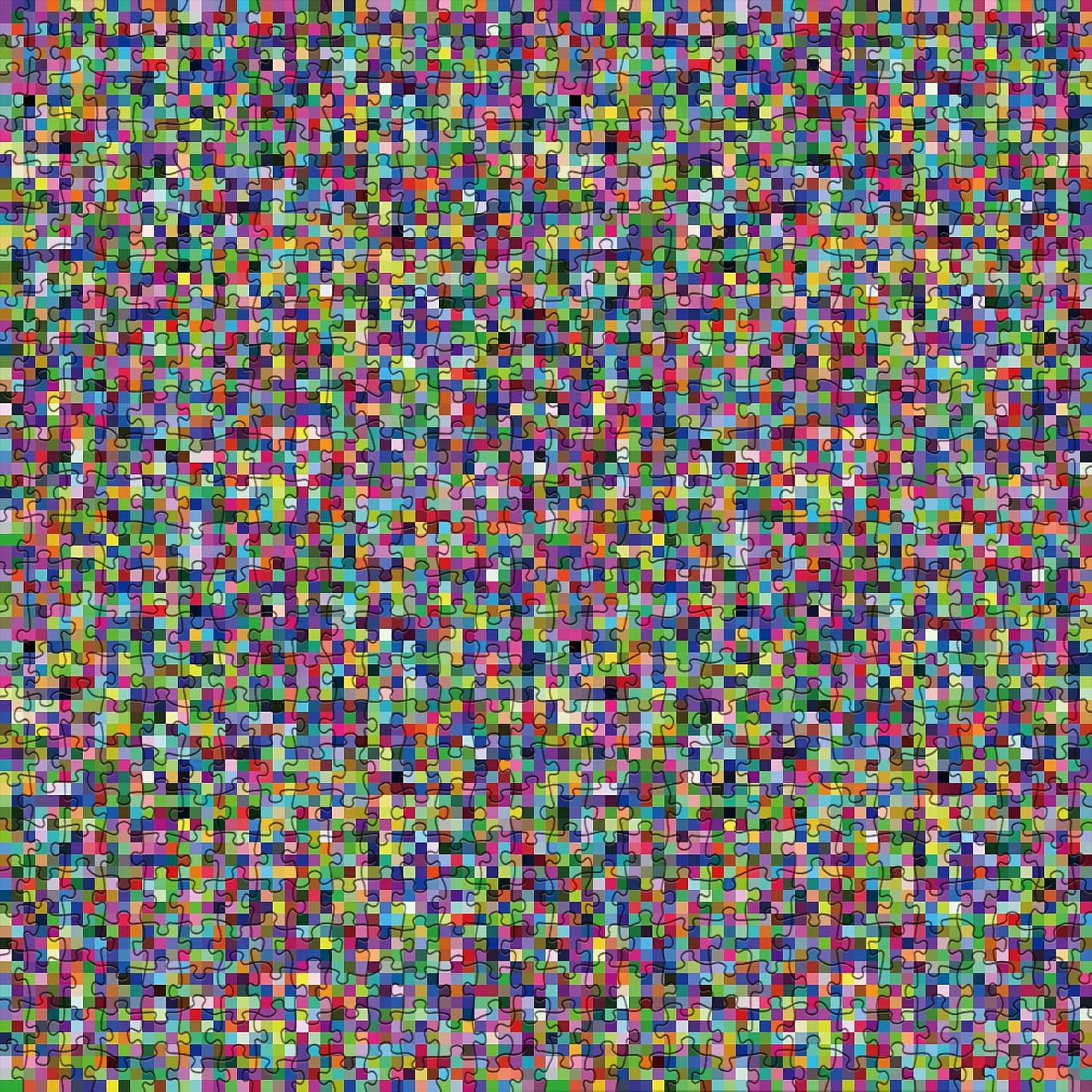 Thumbnail 1 de BBOLDIN 1000ピース モザイクジグソーパズル 背面の英字区分付き・完成サイズ60.6×60.6cm