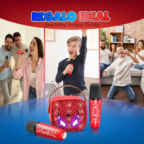 Thumbnail 6 de Braxel Regalo Niño 3–12 años: Karaoke infantil con 2 micrófonos Bluetooth y luces LED