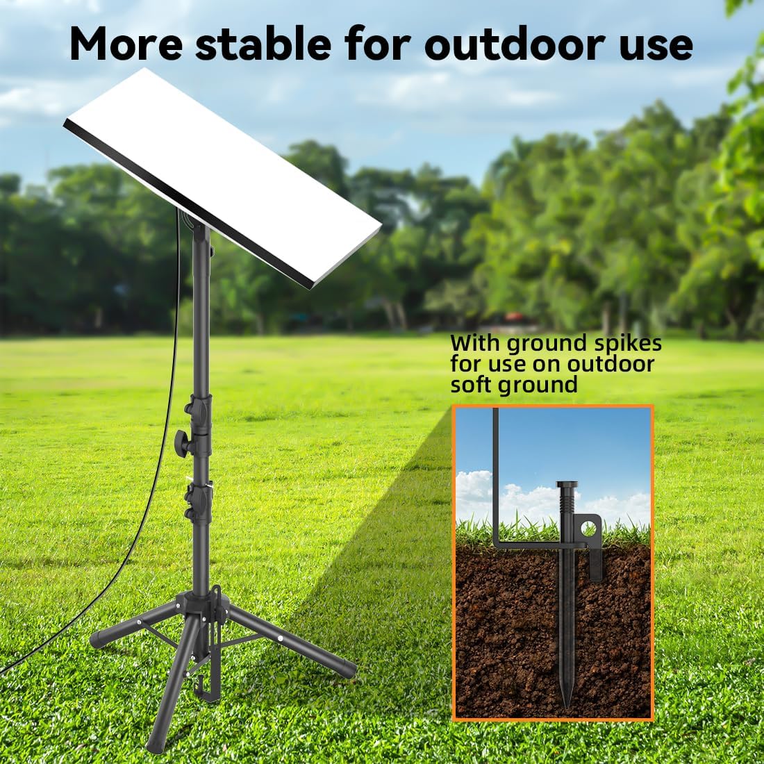 Detalle de futrue-wolker Starlink Gen 3 tripod stand with angle-adjustable mounting kit