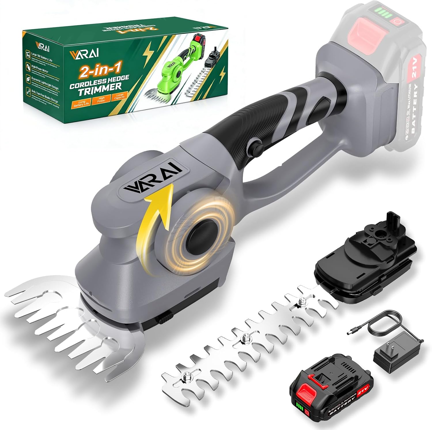 Detalle de Supleap Cordless Hedge Trimmer 21V