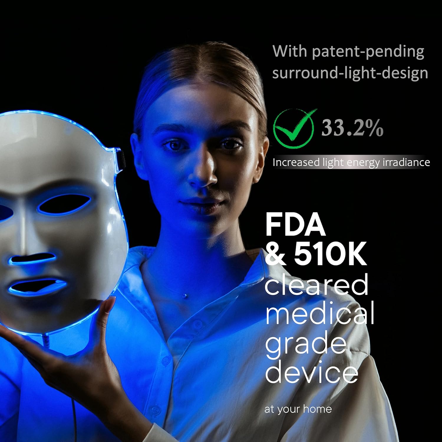 Detalle de Aphrona MOONLIGHT PRO LED Facial Mask 7-Color ðŸŽ