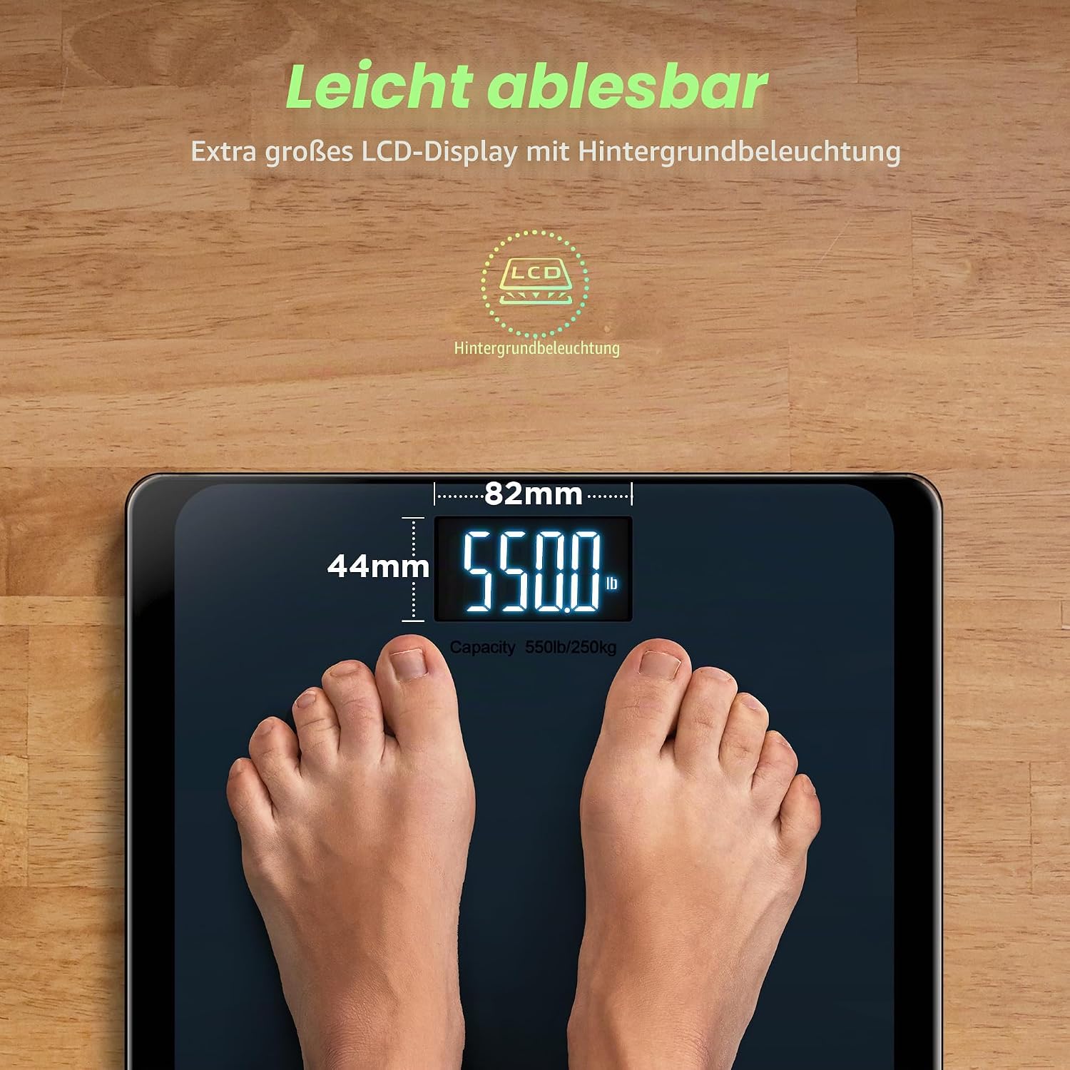 Thumbnail 2 de RunSTAR Digitale Personenwaage 250 kg