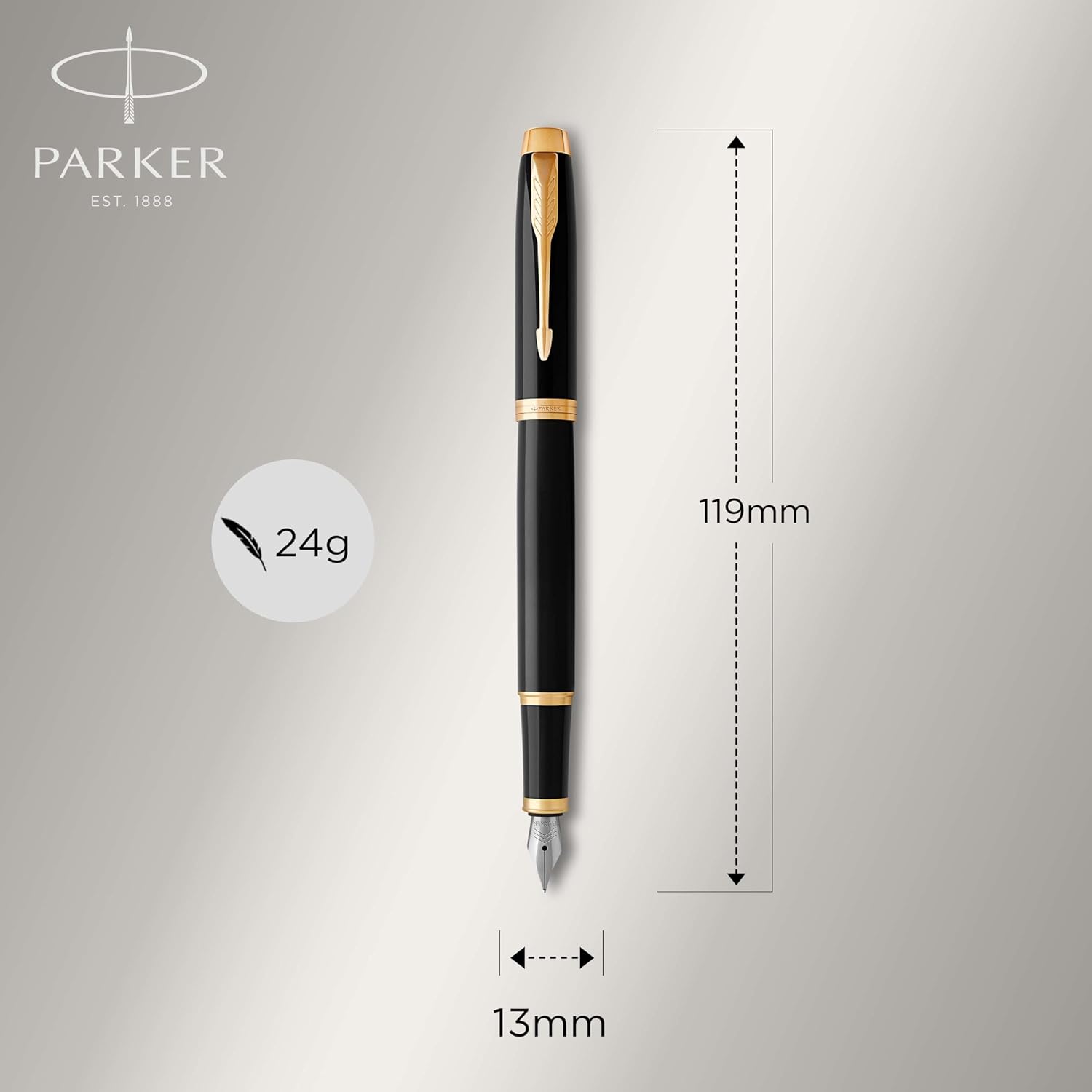 Thumbnail 2 de Parker IM Penna Stilografica Punta Fine Blu