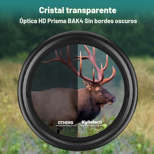 Thumbnail 6 de Kylietech Prismaticos Profesionales 12x42 de largo alcance (BAK-4, FMC) con adaptador para smartphone