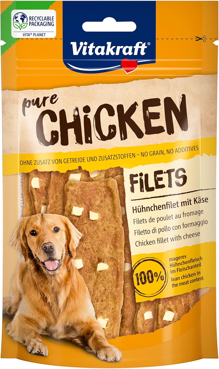 Detalle de Vitakraft Pure Chicken Filets 9×80 g