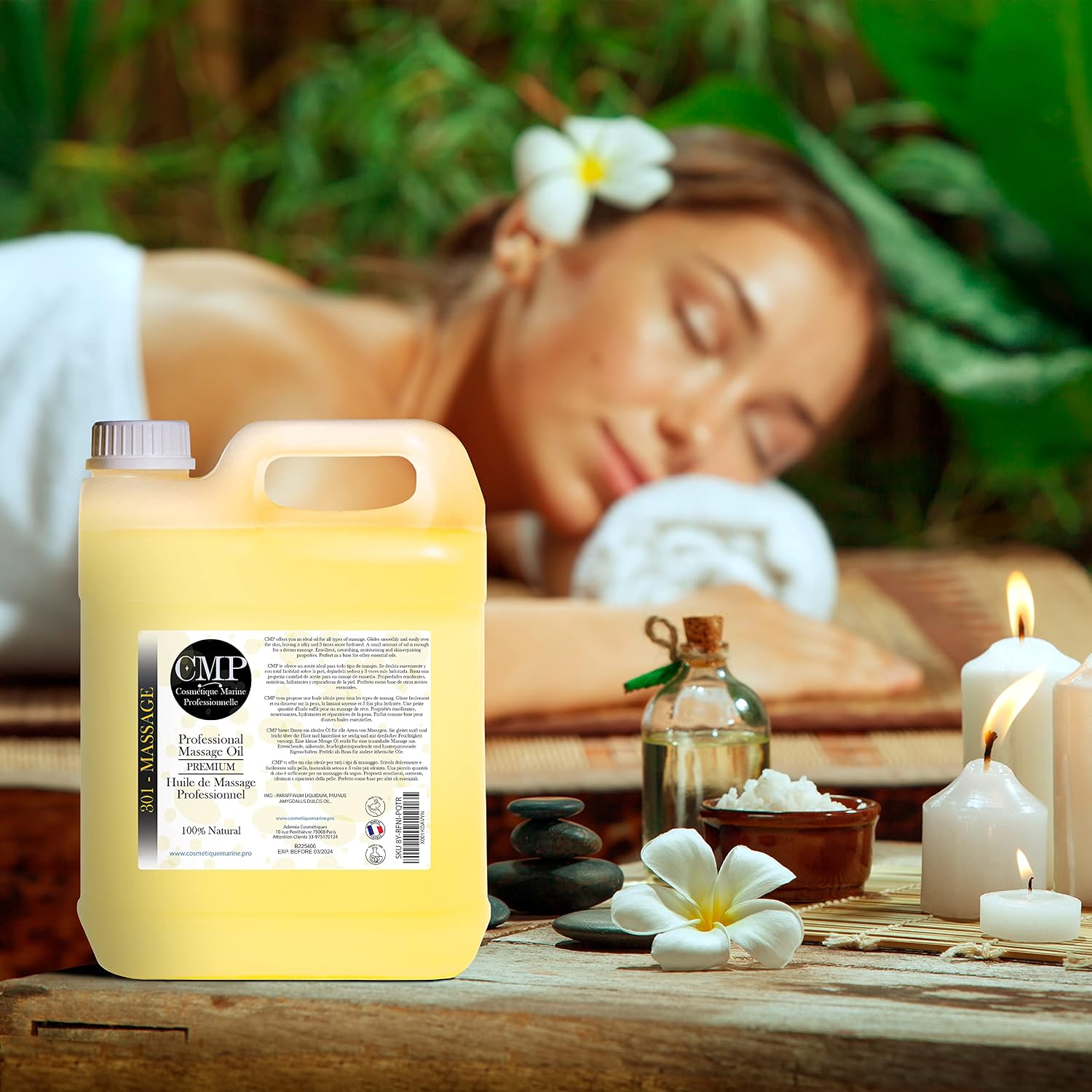 Detalle 2 de Olio da Massaggio Professionale 2 L per corpo e SPA