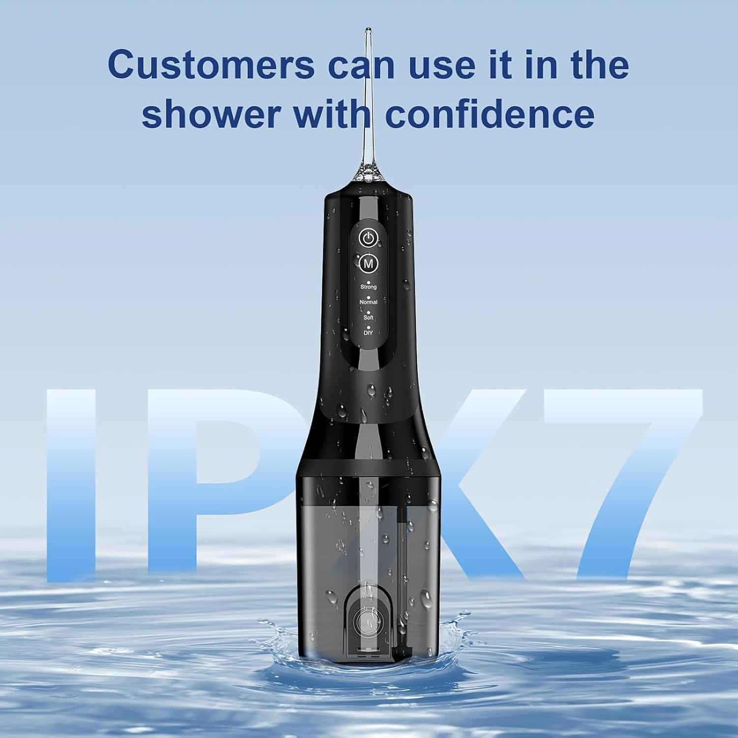 Thumbnail 6 de Water Flosser Cordless: Portable Oral Irrigator with 5 Tips, 4 Modes, and 260ml Tank
