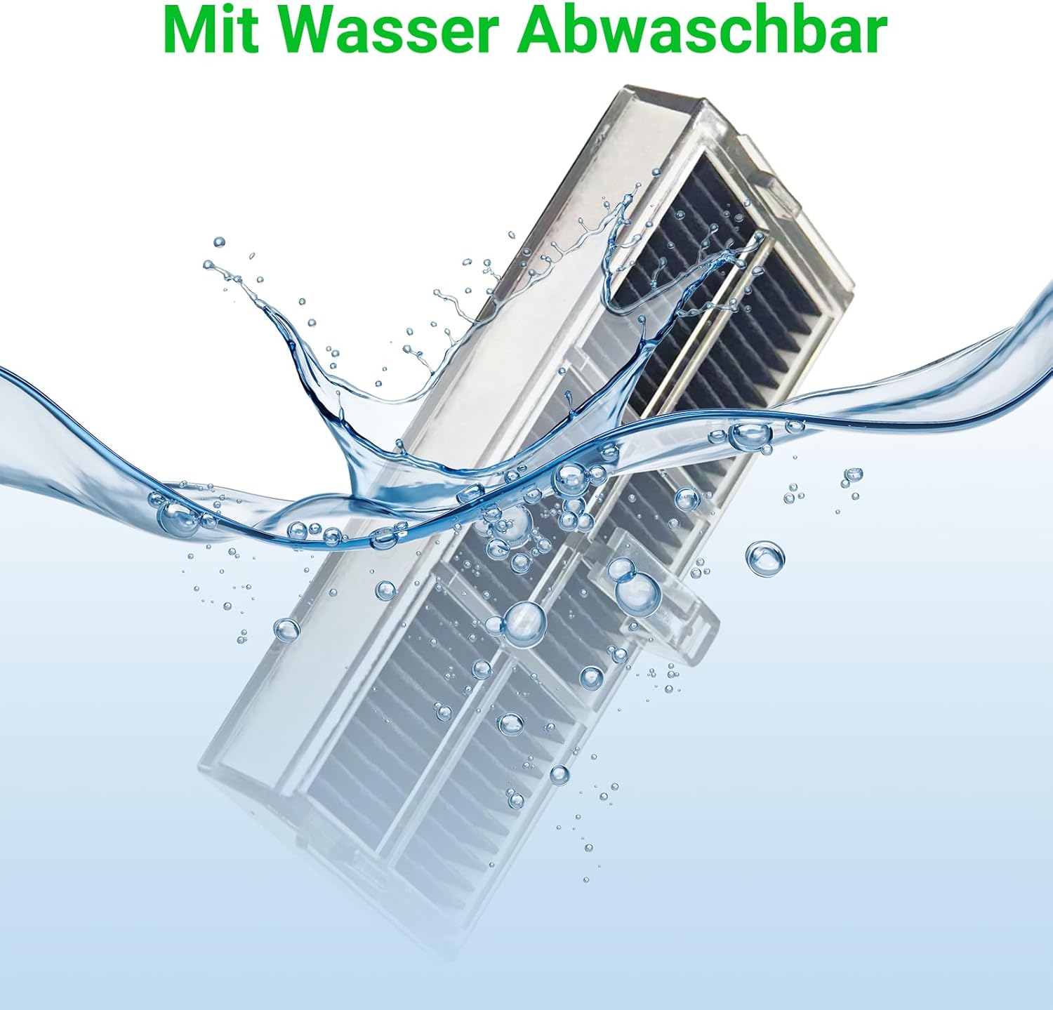 Detalle de Bpbdzz 6er Filter-Zubehör für Dreame X40 Ultra Complete/X40 Master & weitere Modelle – wiederverwendbar