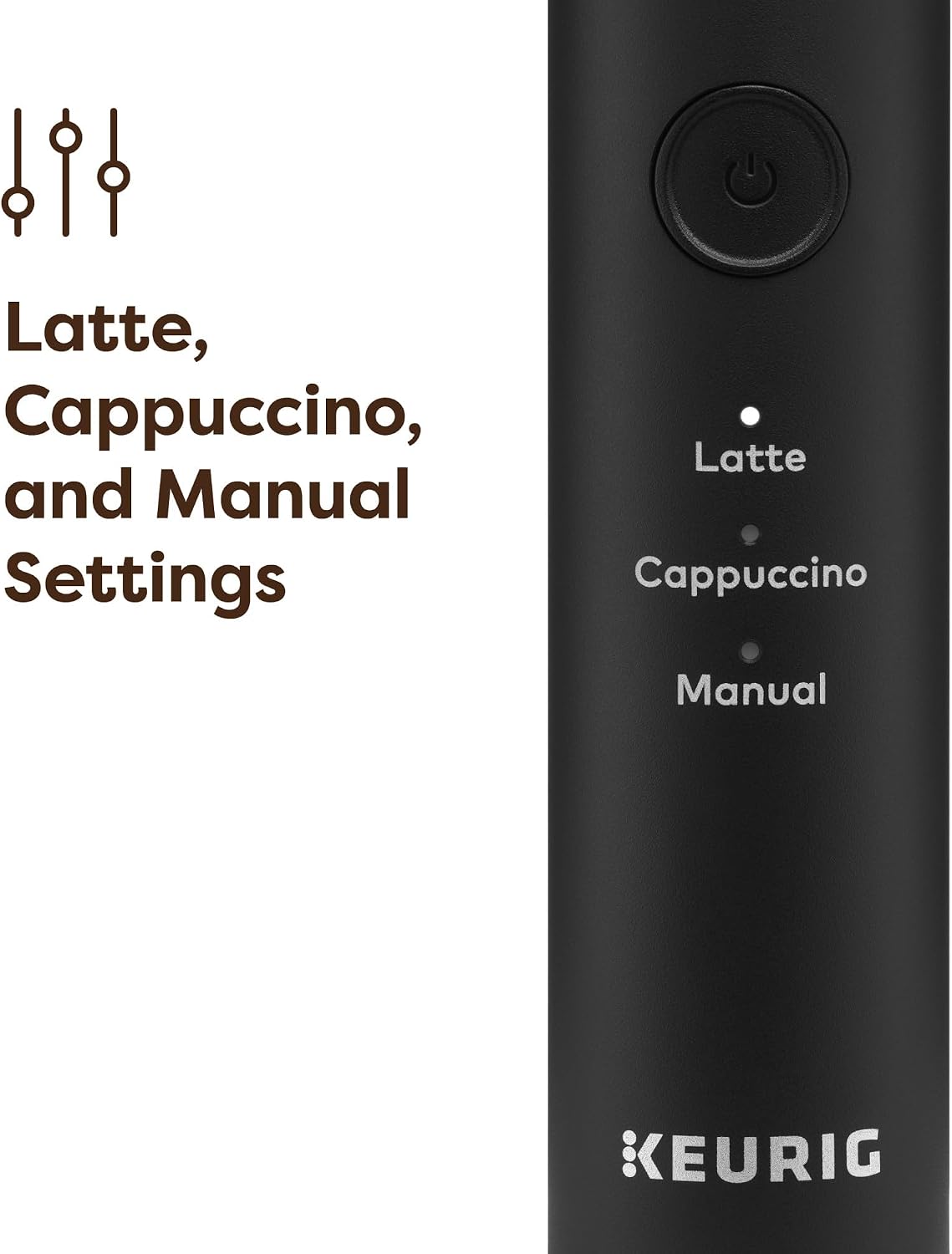 Thumbnail 4 de Keurig SimpleCafe Frother: Rechargeable Handheld Milk Frother for Lattes, Cappuccinos & Iced Coffee