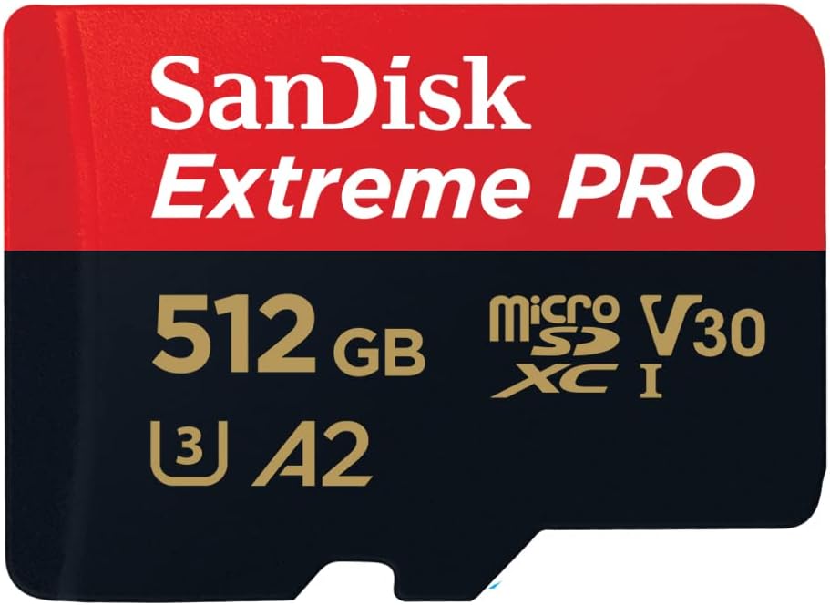 Detalle de SanDisk 512GB Extreme PRO microSDXC card