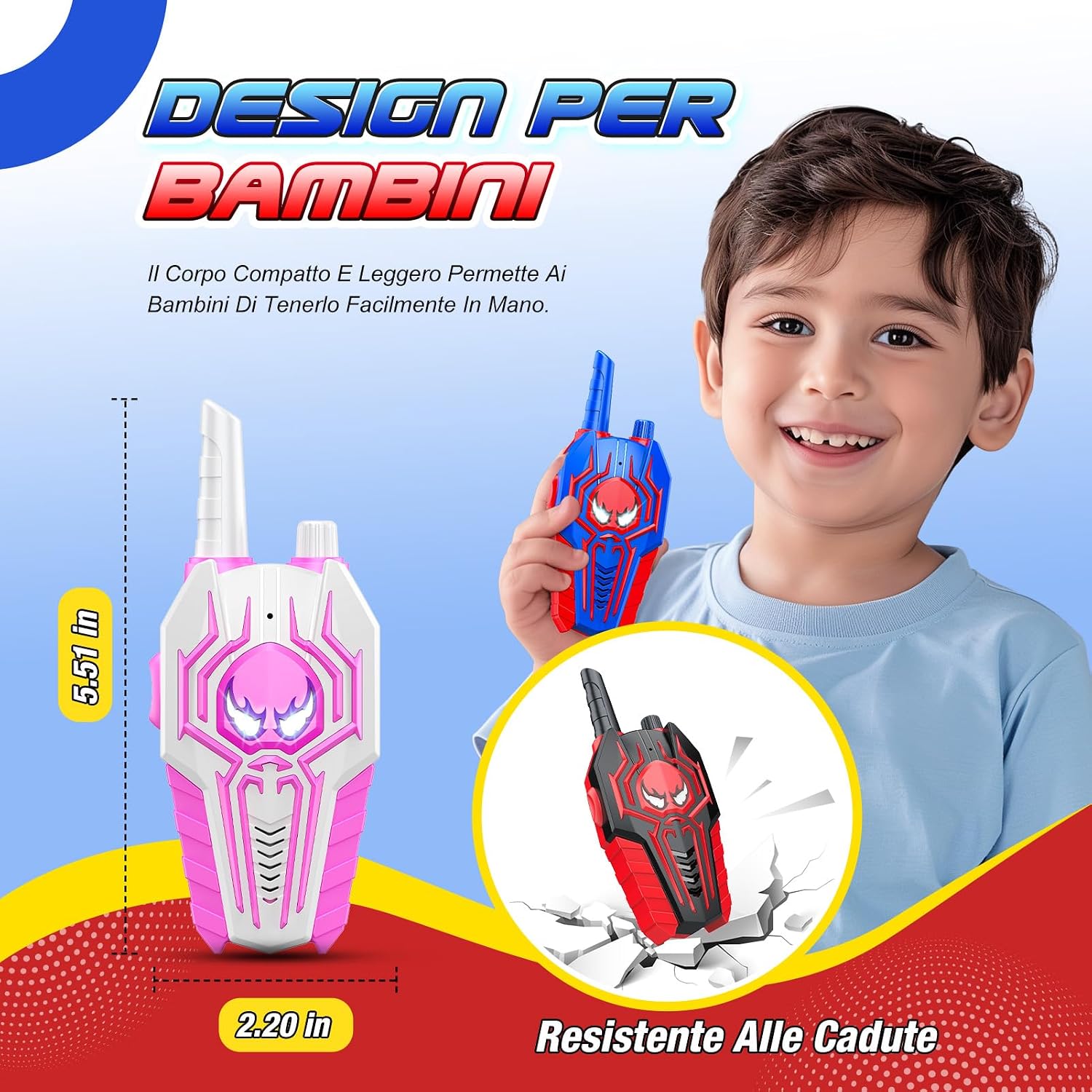 Thumbnail 4 de Toyokid Walkie-Talkie Bambini 1.000 piedi