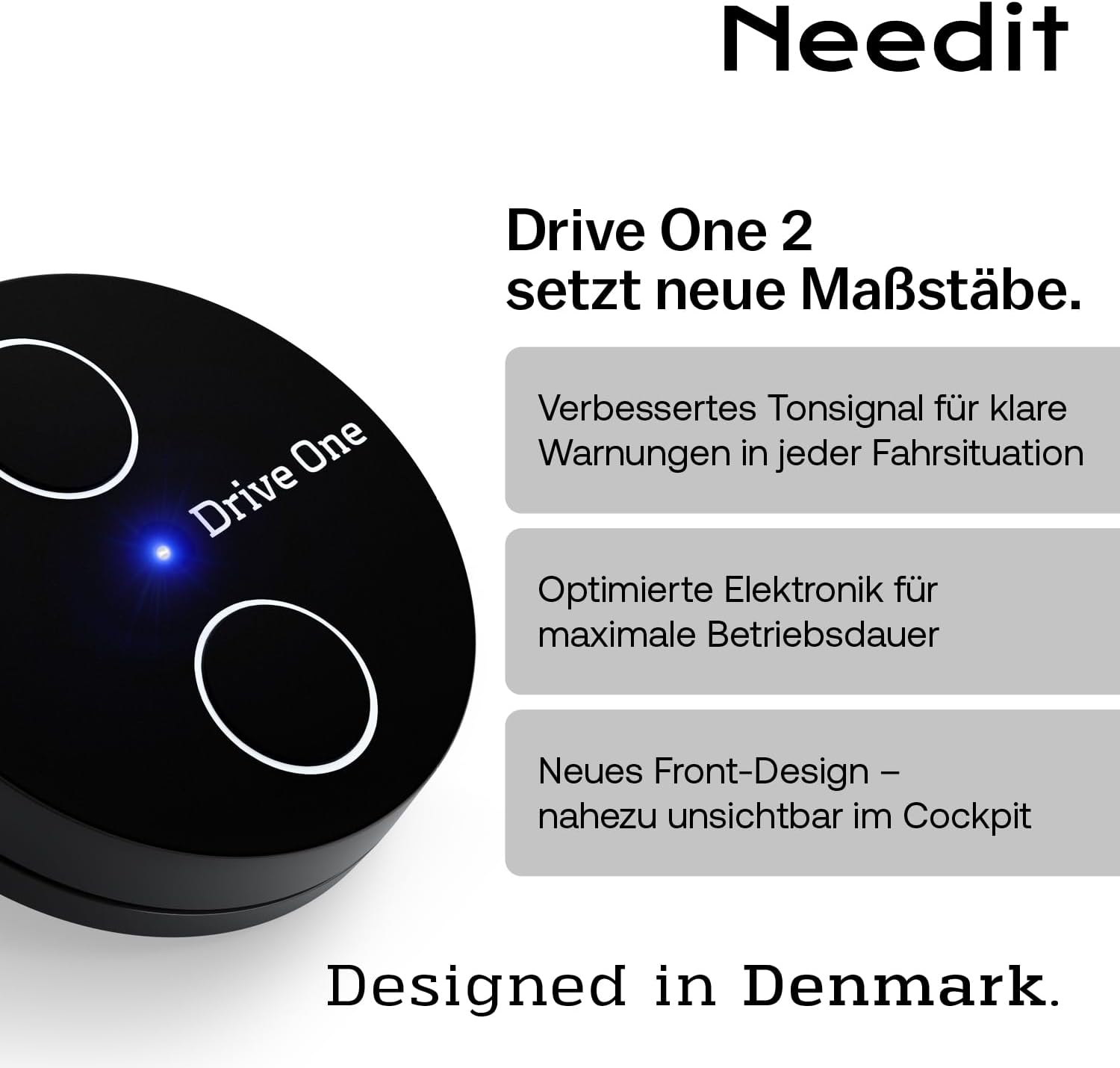 Thumbnail 1 de Needit Drive One 2 Verkehrswarner