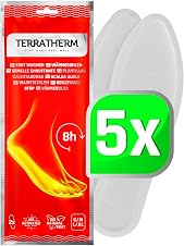 Detalle de TerraTherm Wärmesohlen 8 h – 5 Paar Sohlenwärmer