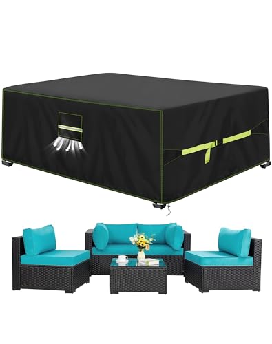 VDISRR Funda para muebles de jardín 300 x 200 x 90 cm Oxford 420D