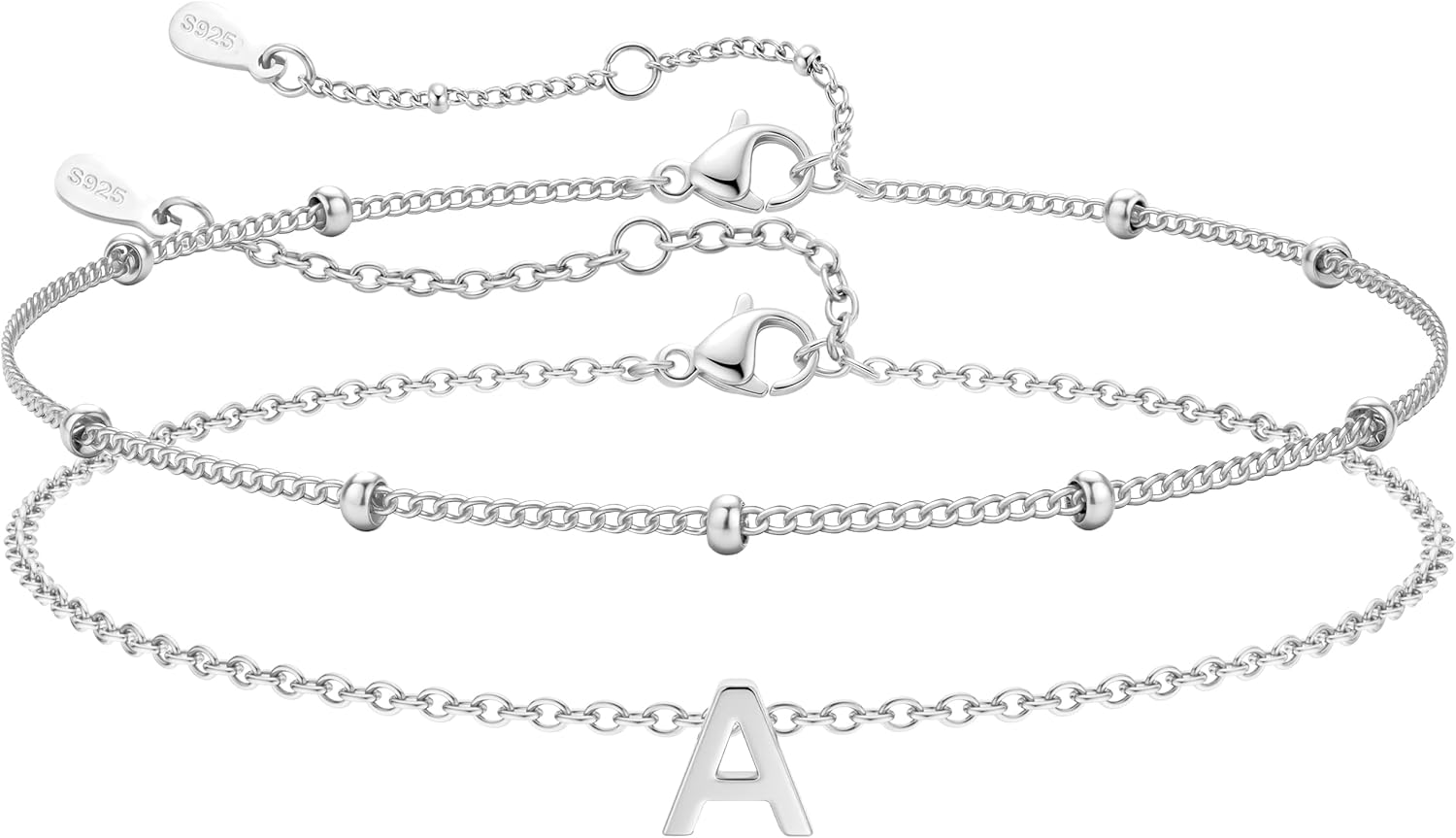 Thumbnail 6 de J.Fée Bracciale con Iniziali per Donna in Argento 925 e Oro 14K placcato