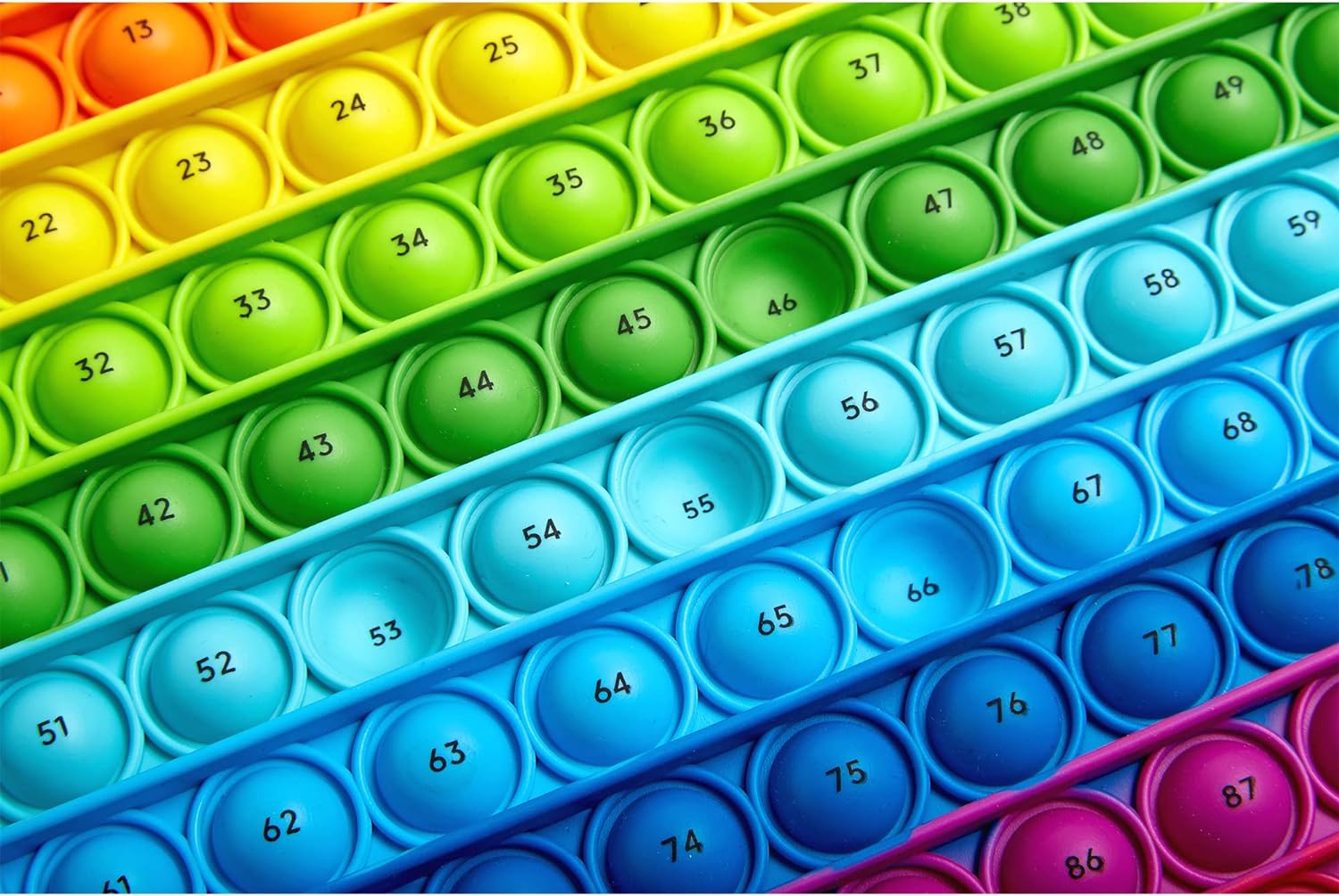 Detalle de Learning Resources Tabellone Sensoriale con Cento Bolle: gioco educativo antistress per la motricità fine