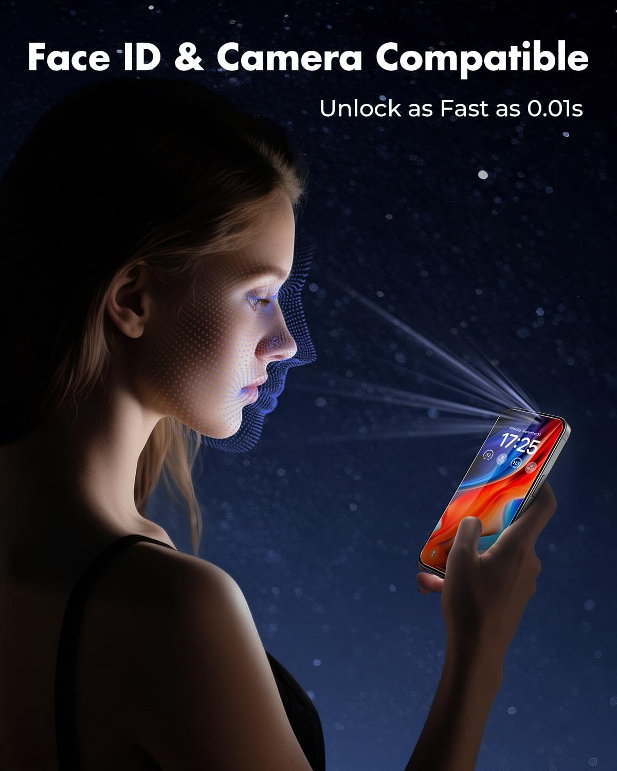 Thumbnail 6 de UNBREAKcable 2-Pack Tempered Glass Screen Protectors for iPhone 16 Pro Max (9H, HD Clarity, Easy-Install Frame)