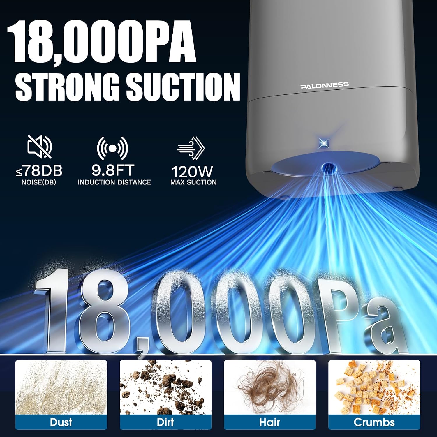 Detalle de Pro Touchless Vacuum Automatic Dustpan 1400W