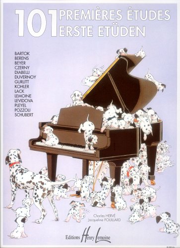 Premières études (101) — LEMOINE, recueil pour piano ou clavier