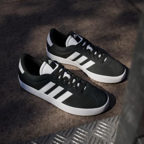 Detalle de adidas Homme Vl Court 3.0 Shoes – Core Black / Cloud White