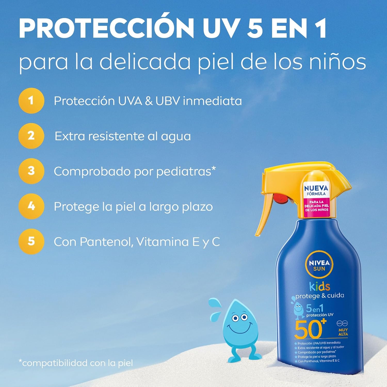 Thumbnail 1 de NIVEA SUN Kids Spray FP50+ 💧 Protección Solar Infantil 270ml
