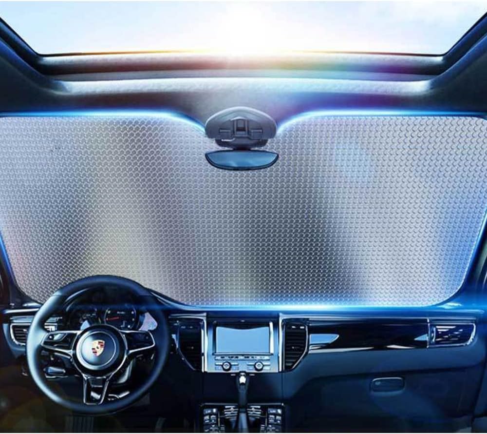 Thumbnail 5 de PAWARSO faltbarer Sonnenschutz für die Auto-Frontscheibe (130 × 65 cm) mit UV-Schutz