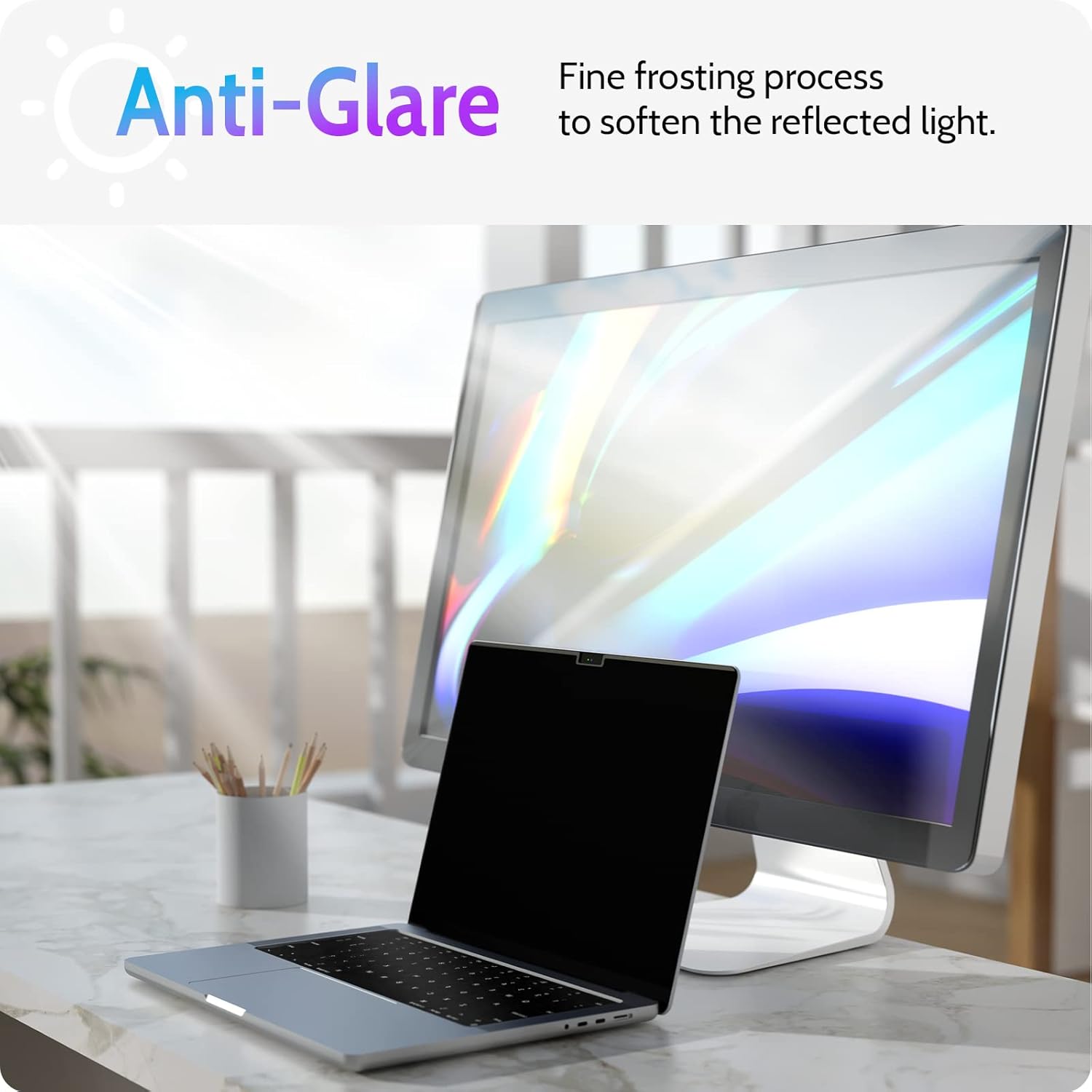 Thumbnail 3 de Peslv Magnetic Privacy Screen for MacBook Air 13.6/13-inch (2022–2026, M2–M5)