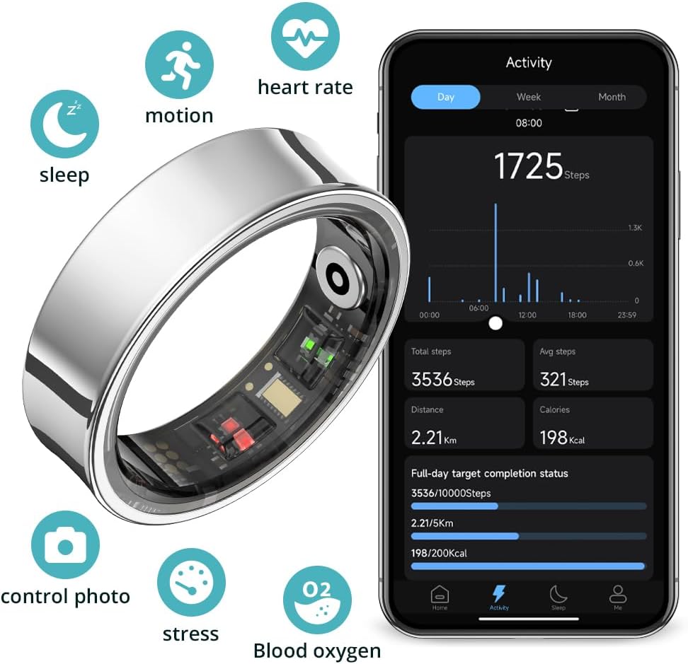 Thumbnail 1 de COLMI R09 Smart Ring for Women: Body Temperature, Sleep & Health Insights