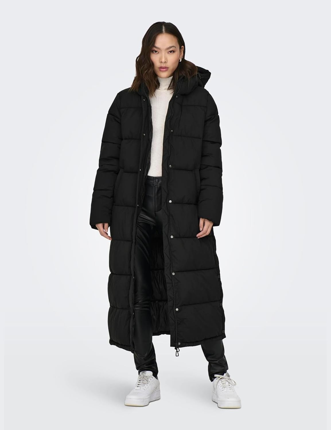 Thumbnail 1 de ONLY Female Steppmantel Onlann – Cappotto trapuntato femminile con cappuccio removibile