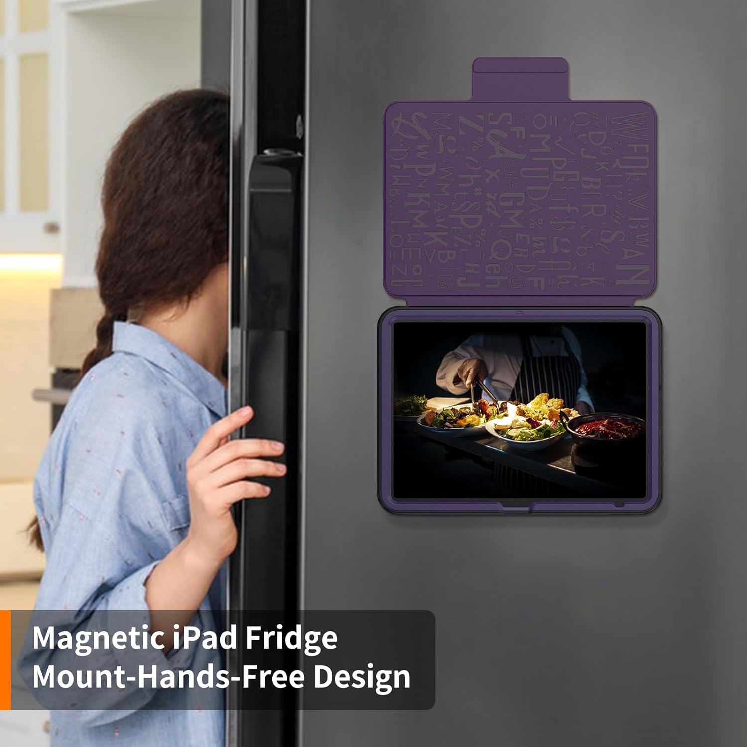 Thumbnail 3 de DAORANGE Business Shockproof Case for iPad 10th/11th Gen with Magnetic Stand, Auto Wake/Sleep & Pencil Holder (Purple)