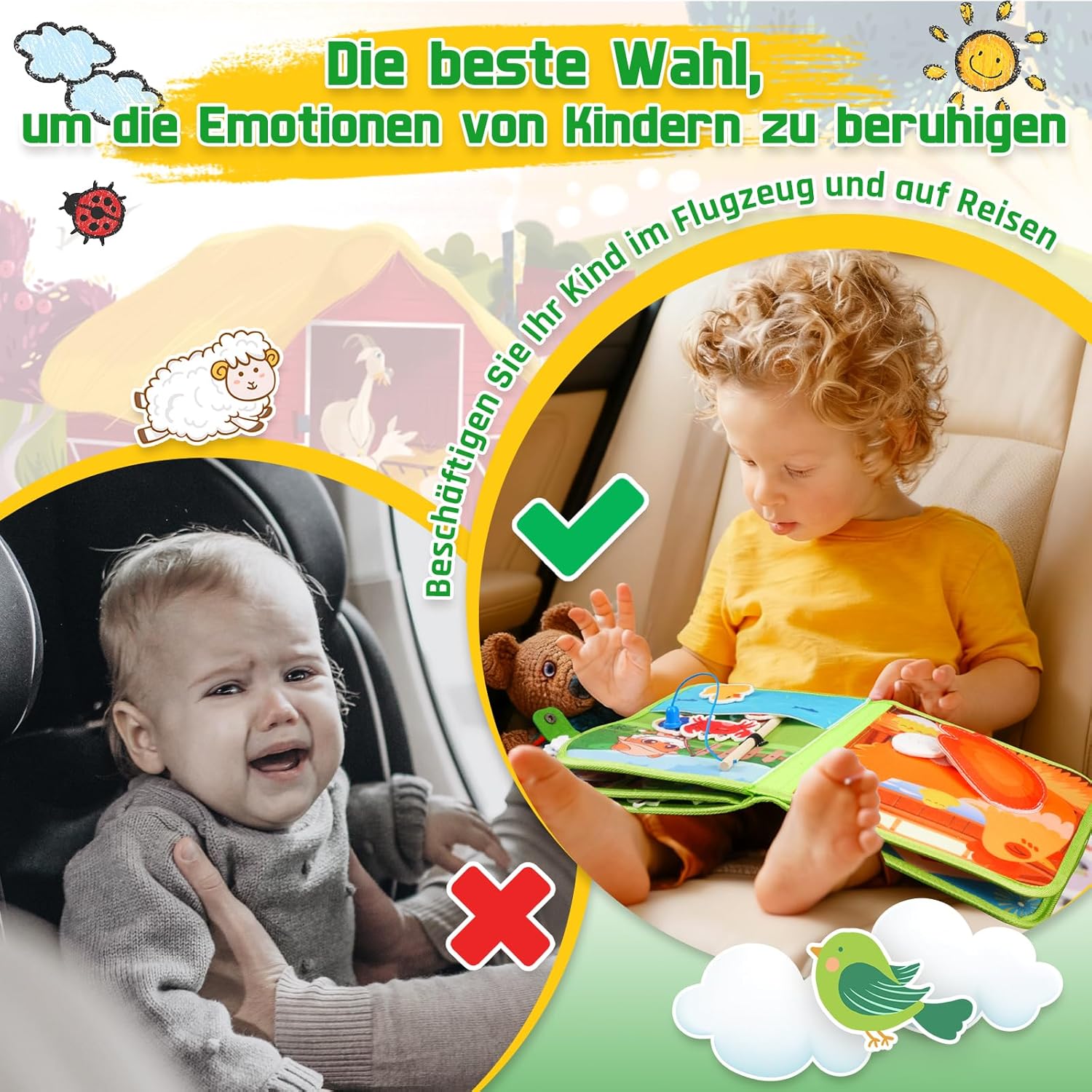 Thumbnail 2 de ZOOI Busy Board Montessori Spielzeug ab 1 Jahr