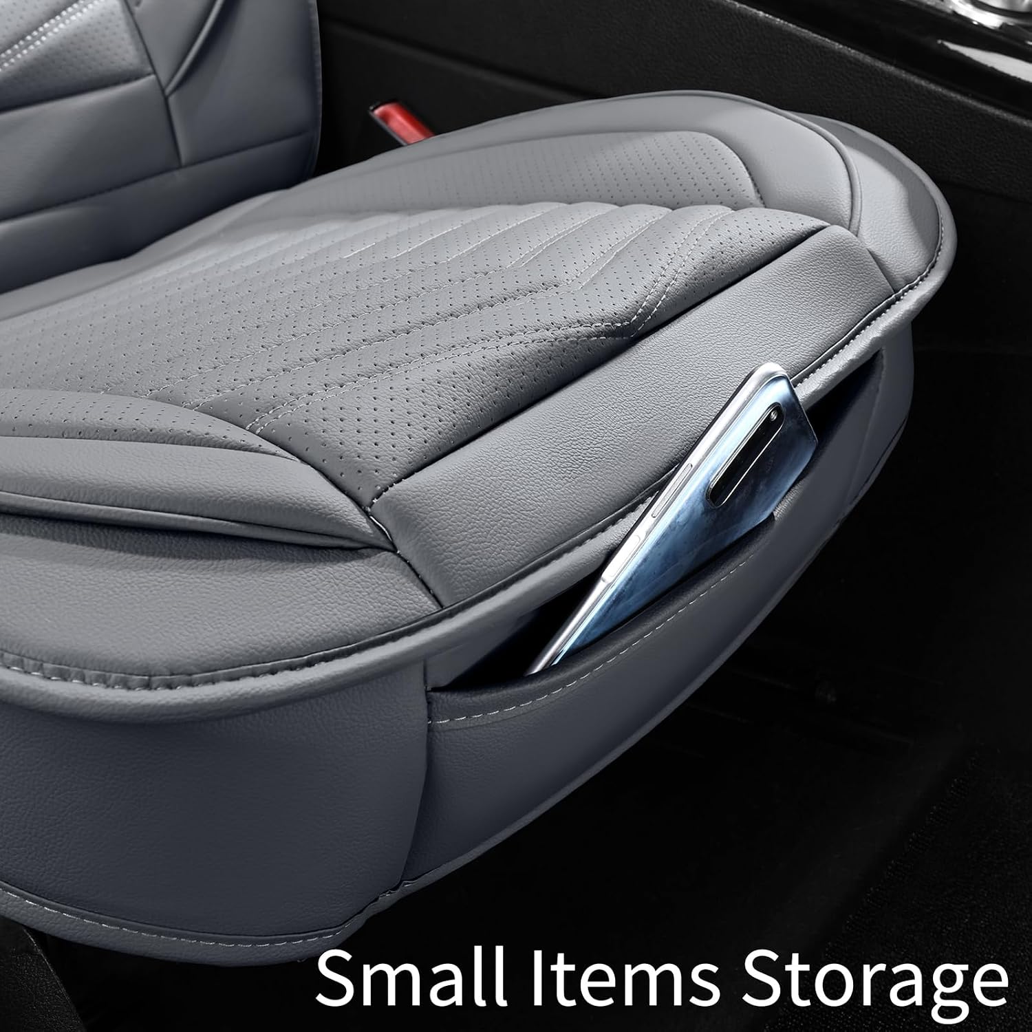 Thumbnail 6 de HChengkikz Nappa Leather Seat Covers, 2-Pack