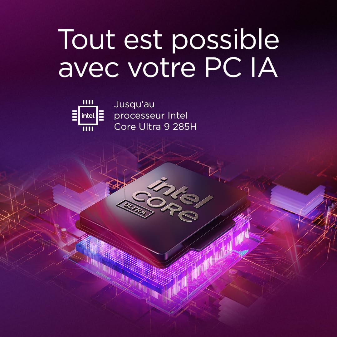 Thumbnail 1 de Lenovo Yoga Pro 7 14IAH10 : PC portable 14" OLED tactile 3K 120 Hz (Intel Arrow Ultra 9, 32 Go, 1 To) en AZERTY