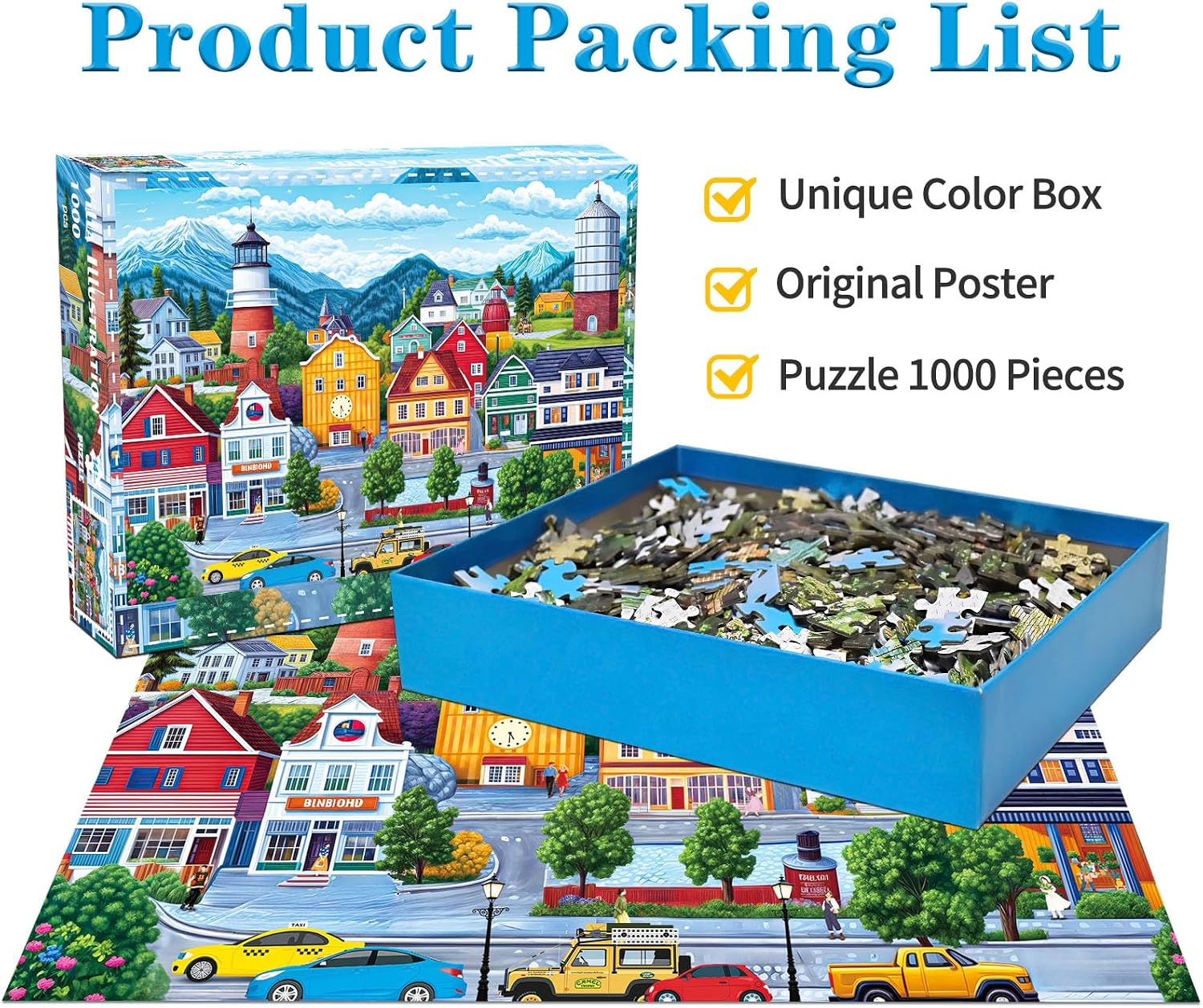Thumbnail 4 de Adult jigsaw puzzle, 1,000 pieces