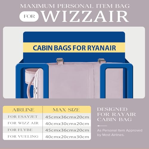 Thumbnail 1 de Mochila Hayayu 40x30x20 cm para cabina – 24L, antirobo, modelo compatible Ryanair