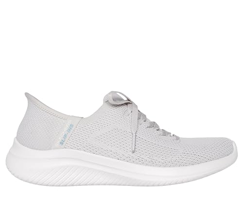 Thumbnail 2 de Skechers Mujer Ultra Flex 3.0 Elevated Motion Slip-In – Light Gray Knit/Trim