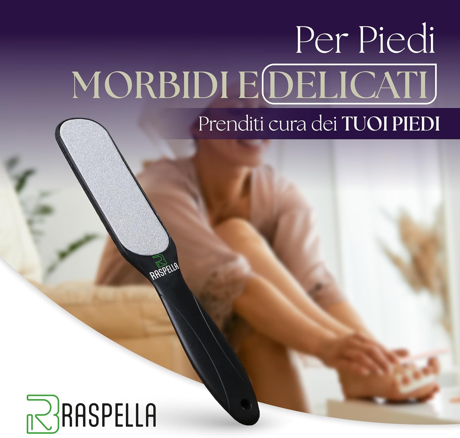 Thumbnail 6 de Lima Piedi Professionale per calli e pelle secca: spatola per talloni screpolati, riutilizzabile e facile da pulire