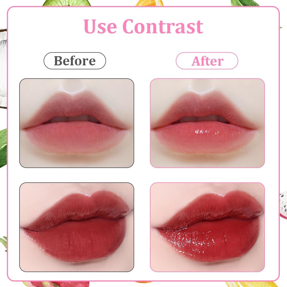 Detalle de AOOWU Lip Gloss: set da 6 lip oil trasparenti idratanti e rimpolpanti
