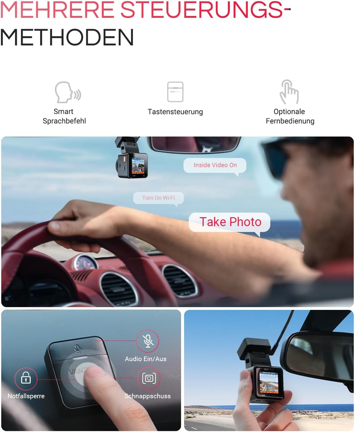 Thumbnail 6 de VANTRUE E1 Pro 4K Dashcam