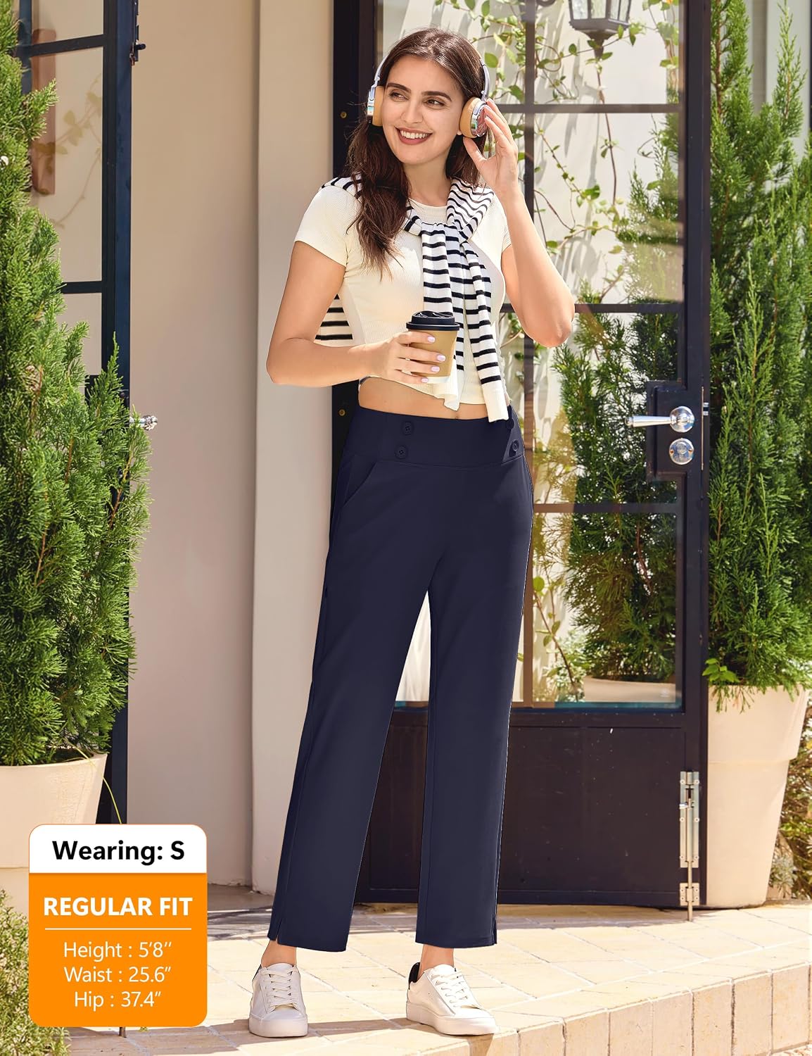 Thumbnail 6 de ISEEGZ Capri Pants for Women: High-Waist Stretch Capris with Pockets (15/18/21/27) for Summer