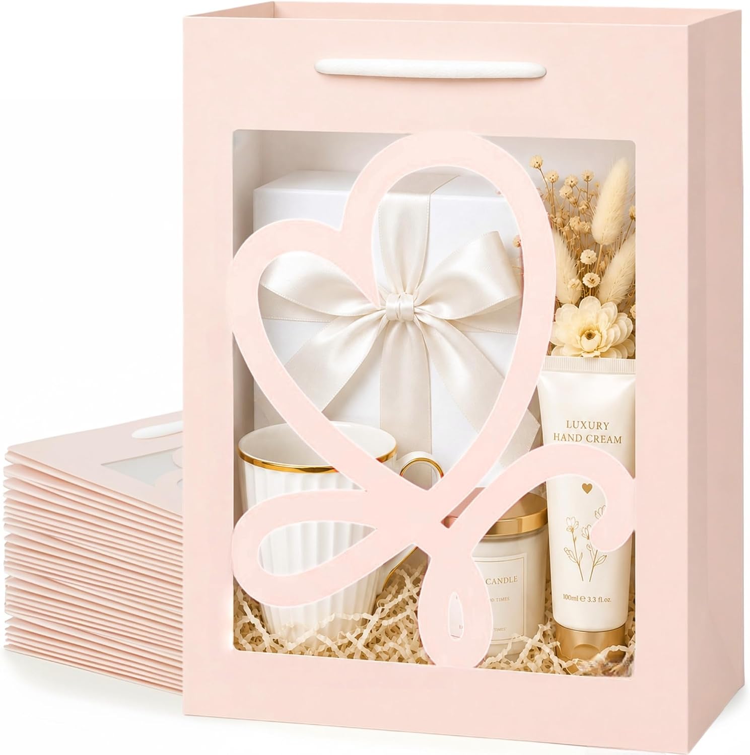 Detalle de VAGREEZ Gift Bags, Kraft Paper