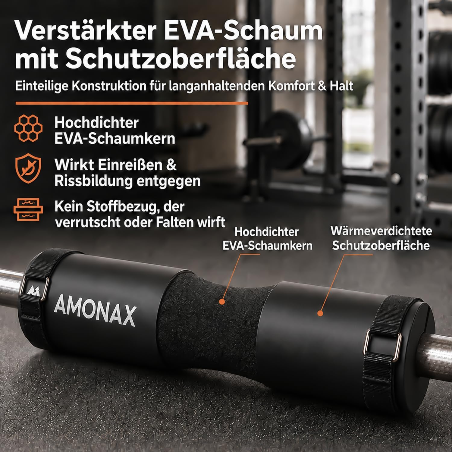 Thumbnail 6 de Amonax Langhantel Polster – Extra dickes Nackenpolster für Kniebeugen, Hip Thrust und mehr