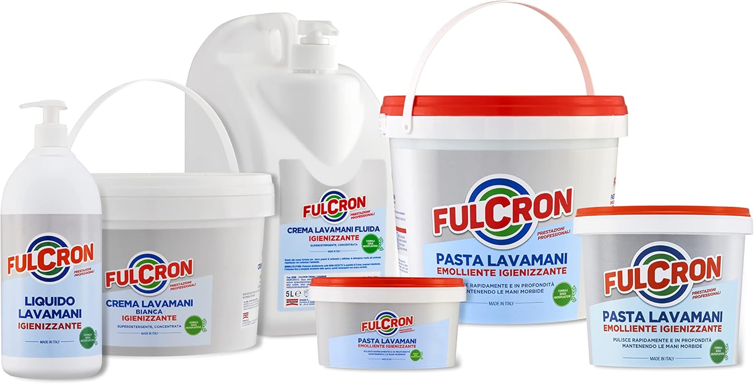 Thumbnail 2 de Fulcron 8206 Crema Lavamani Fluida Igienizzante 5 L – Bianco