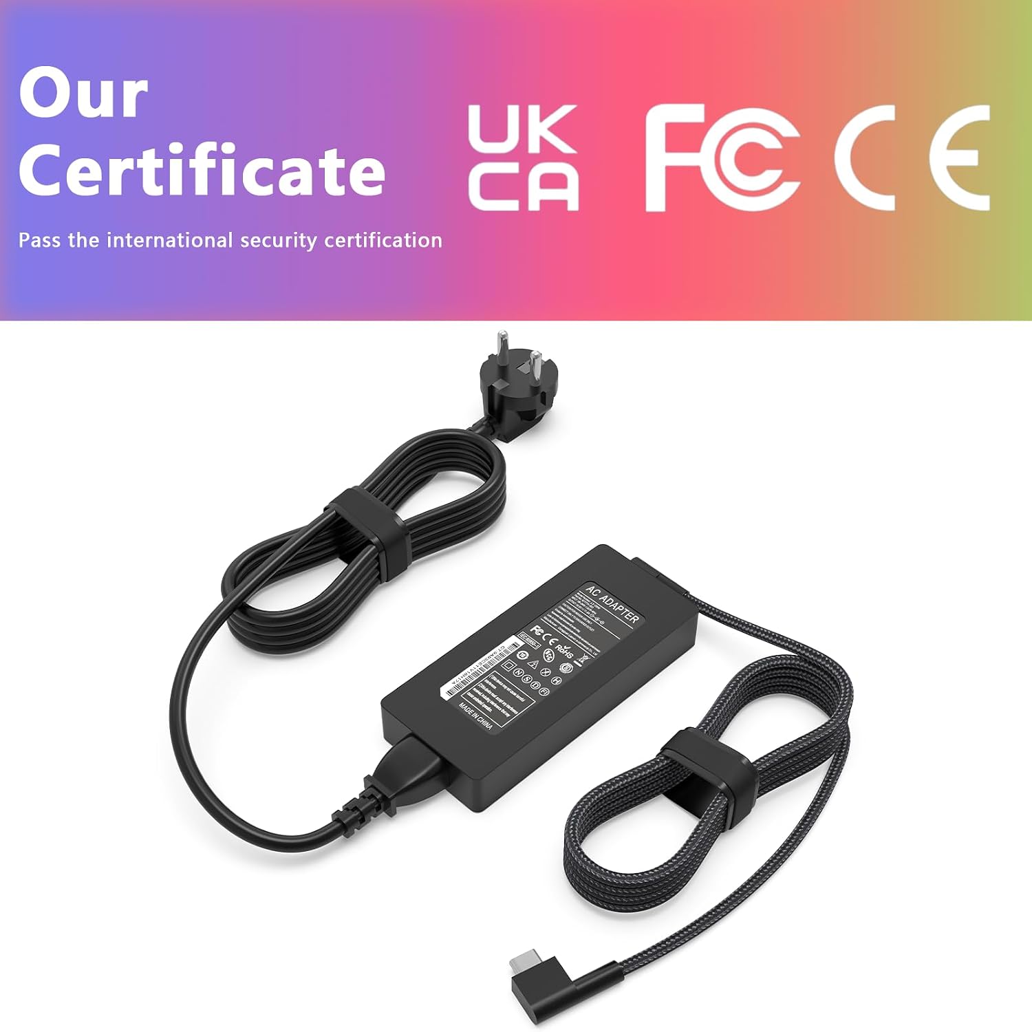 Detalle de Chargeur 230W pour Razer Blade 14/15/17 (adaptateur CA, DC 19,5V) — compatibilité RZ09-0530x, 0508x, 0482x et plus